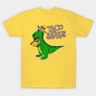 Cinco De Mayo Dinosaur Tacosaurus Taco Lover T-Shirt